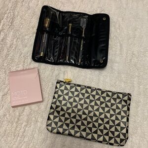 Makeup Bundle- Blush Duo, Makeup Bag & Brushes